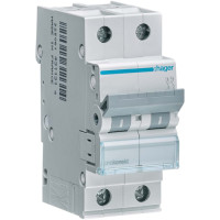 Автоматичний вимикач (6kA) 2р 25А Hager  NEW-series