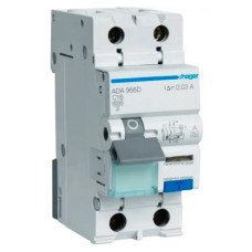 Диф. автоматичний вимикач 1р+N 16А С 30мА Hager NEW-series Диф. автоматичний вимикач 1р+N 16А С 30мА Hager NEW-series