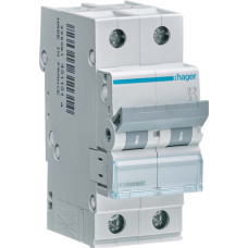 Автоматичний вимикач (6kA) 2р 16А Hager  NEW-series