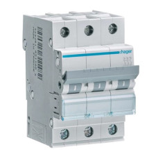 Автоматичний вимикач (6kA) 3р 40А Hager  NEW-series