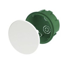 Коробка розподільча внутр. для суцільних стін кругла d-100х50мм.