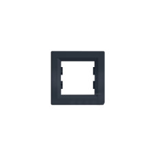 Рамка 1-на,  Schneider Electric,  Asfora, Антрацит