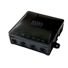 Коробка монтажна Р15  94(117,2)х94,5х40,5мм, без клем, ЧОРНА