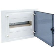 Щит внутр. розподільчий 12мод. (1х12) прозорі дверці, Hager GOLF