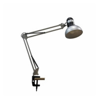 Лампа настільна із струбциною "Срібло"