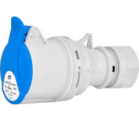 Розетка силова переносна ES-3232  IP44 (32A, 230V, 2P+PE)