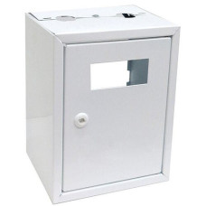 Шафа металева для газового лічильника G4  BASIC IP20, біла