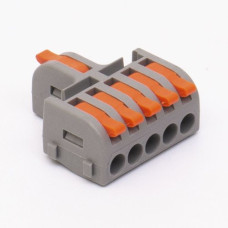 Клема-розгалужувач СМК-815 двостороння сіра 1р/5