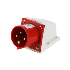 Вилка силова стаціонарна 524 (3P+PE) 32A 380В IP44 TAKEL