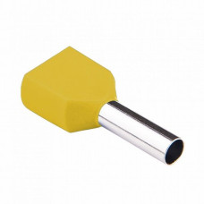 Накінечник TAKEL ізольований втулковий для 2-х пров.  ТЕ 6,0/14мм (100шт./уп.)