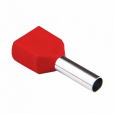 Накінечник TAKEL ізольований втулковий для 2-х пров.  ТЕ10,0/14мм (100шт./уп.)