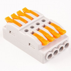 Клема з'єднувальна СМК-424 двостороння сіра