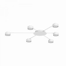 Світильник ML471-6 під лампу GX53 х 6шт. (без лампи в компл.), Білий, Ledcoin Світильник ML471-6 під лампу GX53 х 6шт. (без лампи в компл.), Білий, Ledcoin